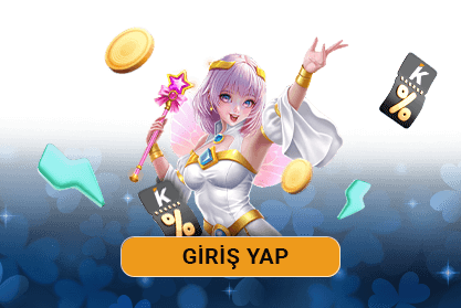 Sihirli değnek tutan çizgi karakter ve çevresindeki bonus sembolleri